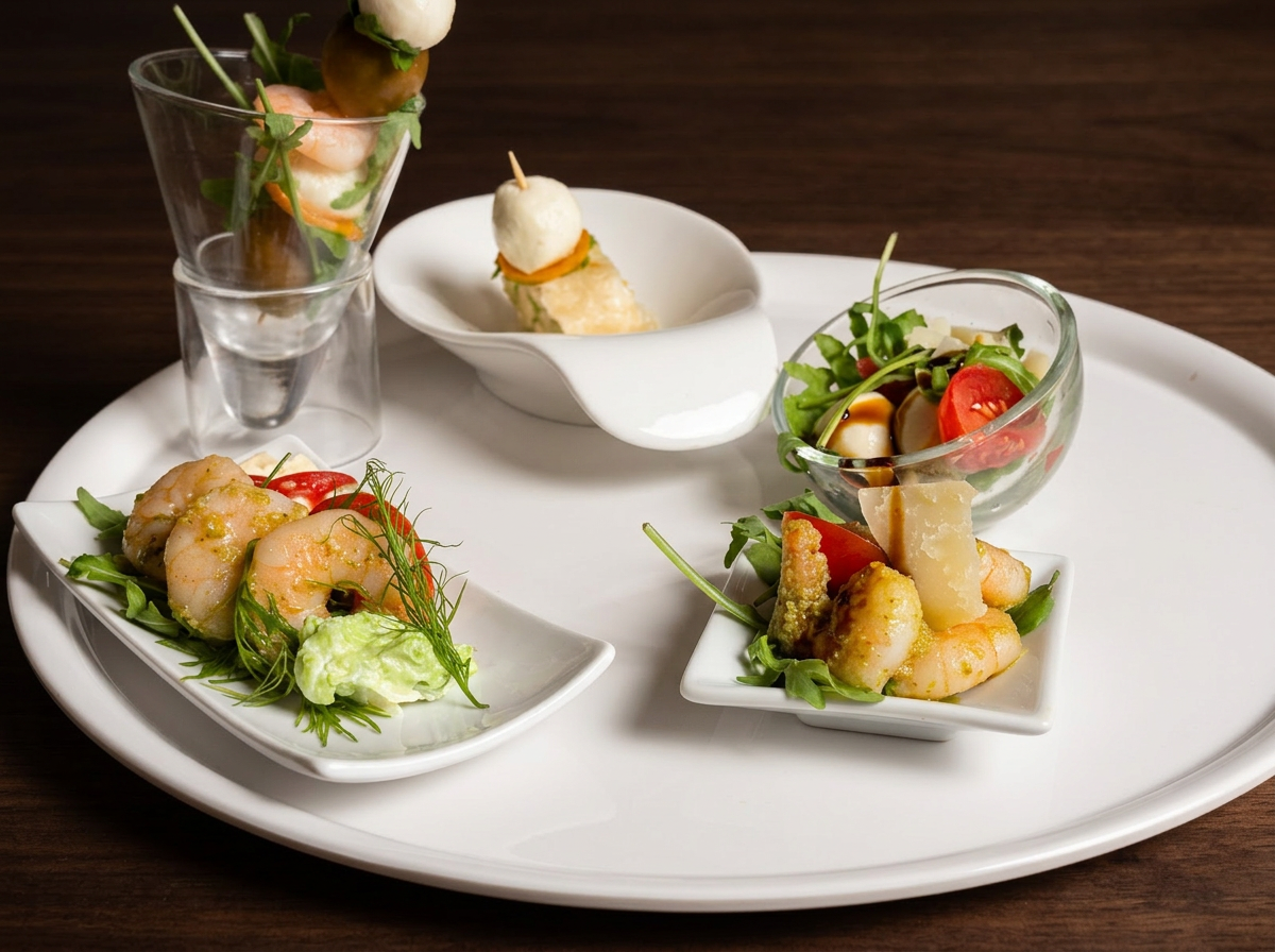 Feine Häppchen für die Hochzeitsfeier